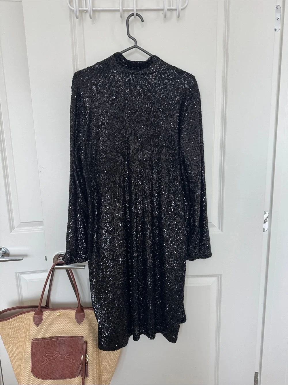 Cable and Gauge Sequined Duster